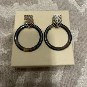 Noonday tortoise shell earrings